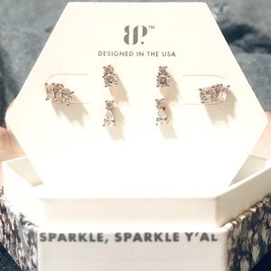 Bomb Party April 2024 Birthday Earrings “Variety of Sparkle”